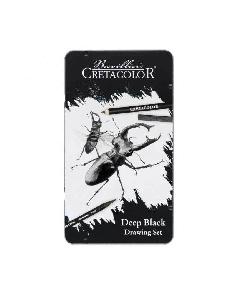 Cretacolor Black Box coal set